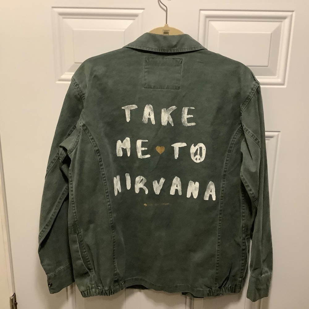Spiritual Gangster “Take Me To Nirvana” Jacket  XS oversized - Picture 7 of 7